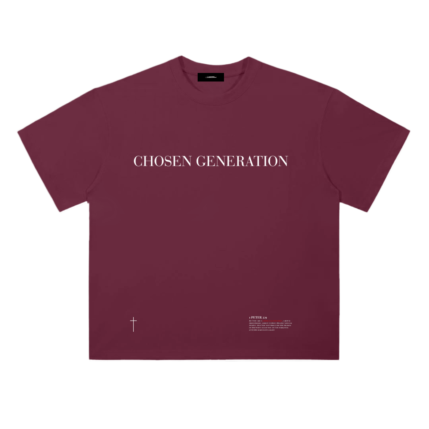 Chosen Generation Tee (BURGUNDY)